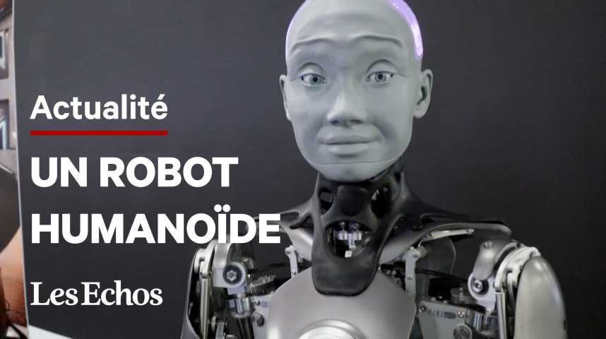 Illustration pour la vidéo Un robot humanoïde très réaliste s'expose au CES de Las Vegas