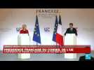 Conférence de presse de E. Macron et U. Van Der Leyen à l'occasion de la présidence française de l'UE