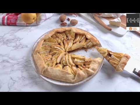 VIDEO : Tarte feuillete pomme, camembert