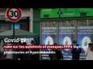 Covid-19: ruée sur les autotests et masques FFP2 dans les pharmacies et hypermarchés