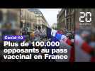 Coronavirus: Des milliers d'opposants au pass vaccinal ont défilé en France