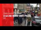 VIDÉO. À Vannes, les anti-passe très remontés contre Emmanuel Macron