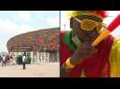 Football/AFCON: Fans arrive at stadium for AFCON opener Cameroon-Burkina Faso