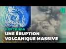 Tonga: alerte au tsunami dans le Pacifique après l'éruption d'un volcan
