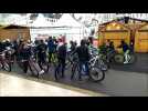 A Saint-Omer, une cinquantaine de jeunes parcourent les rues à vélo
