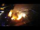 Incendie dans une usine de déchets à Graulhet