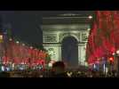 Atmosphere on the Champs-Elysees on Covid-stricken New Year's Eve