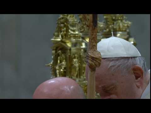 Pope Francis holds mass for World Day of Peace
