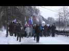 Champagne et jogging dans la neige : la recette du premier janvier à Iaroslavl en Russie