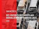 VIDEO. Voitures incendiées à Nantes le lendemain du Nouvel an