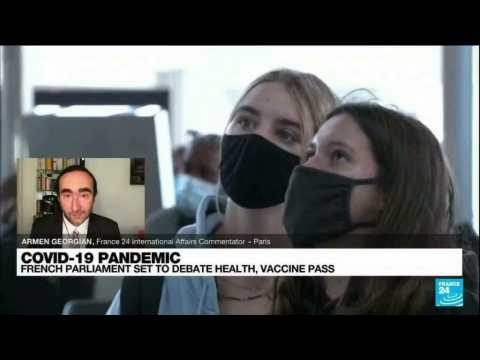 Covid-19 pandemic: French parliament set to debate health, vaccine pass