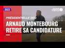 VIDÉO. Présidentielle 2022 : Arnaud Montebourg retire sa candidature