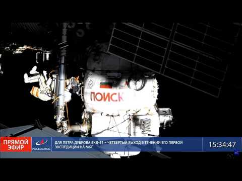 Russian crew performs spacewalk outside the ISS