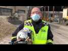 Annecy : le capitaine Philippe Ovise détaille l'intervention des pompiers pour un feu dans l'ancienne usine Alpine Aluminium