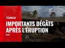 VIDÉO. Importants dégâts aux iles Tonga après l'éruption et le tsunami