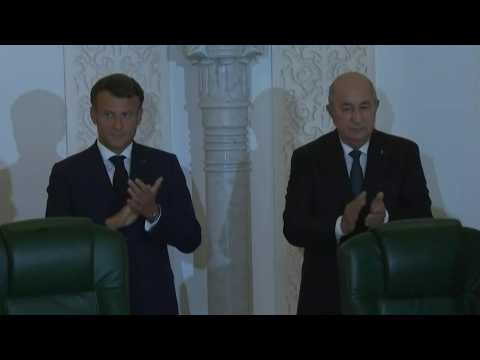 French, Algerian presidents sign declaration of 'new era' in ties