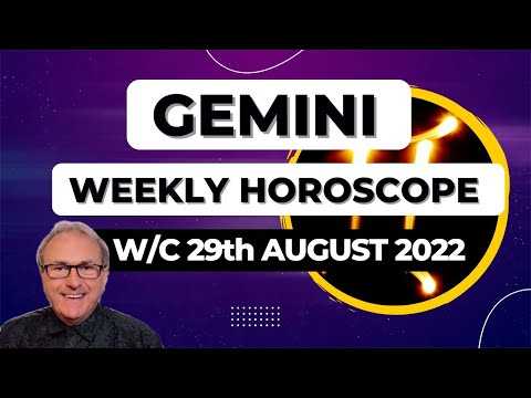 Gemini Horoscope Weekly Astrology from 29th August 2022