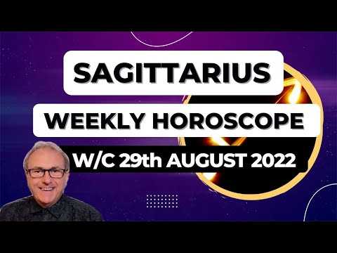 Sagittarius Horoscope Weekly Astrology from 29th August 2022