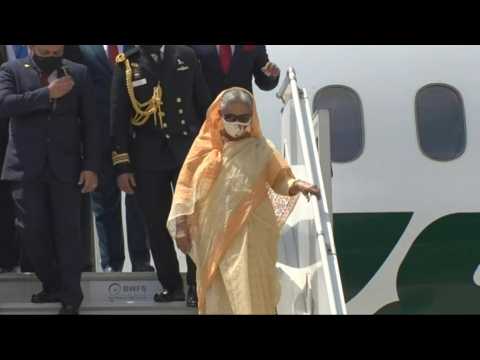 Bangladesh PM arrives in New Delhi for state visit
