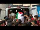 Mourners carry body of Palestinian teen killed by Israeli fire in WBank