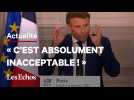 « Inacceptable », « faux et irresponsable » : quand Macron attaque le PDG d'EDF