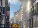 Incendie rue de la Casquette à Liège