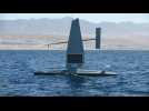 Un navire de surface sans pilote navigue dans le golfe d'Aqaba