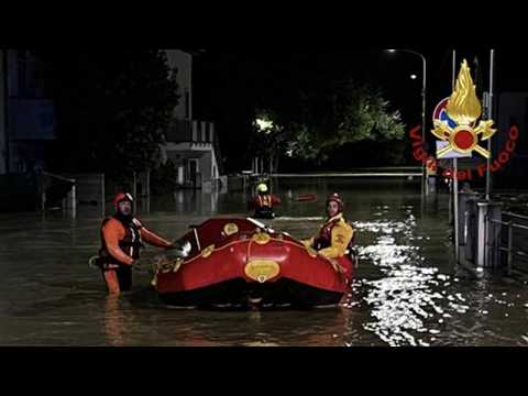 Italy floods: 11 dead and two missing after heavy rainfall in central Marche region