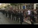 Heavy police presence as Marseille host Frankfurt in Champions League