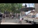 Retour de la fontaine rénovée place de la République à Sézanne