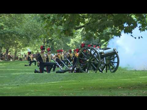 Hyde Park gun salute marks procession of Queen's coffin to Westminster