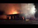 Violent incendie dans une ferme de Wallers, dans le Valenciennois ce mercredi soir