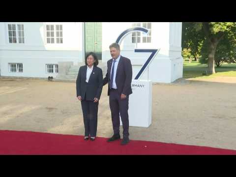 G7 Trade Meeting participants arrive in Germany