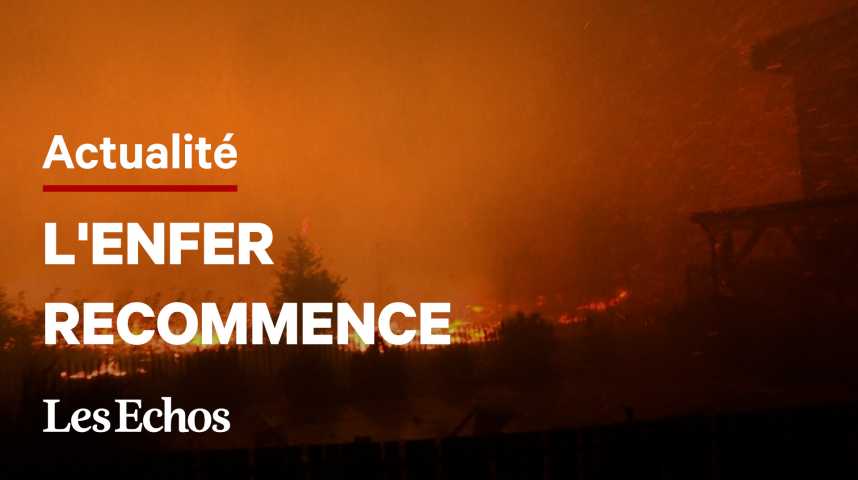Illustration pour la vidéo Gironde : un nouvel incendie ravage 1.300 hectares
