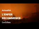 Gironde : un nouvel incendie ravage 1.300 hectares