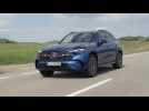 Mercedes-Benz GLC 300 4MATIC in Spectral blue Driving Video