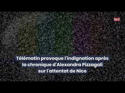 VIDEO : Tlmatin provoque l'indignation aprs  la chronique d'Alexandra Pizzagali  sur l'attentat