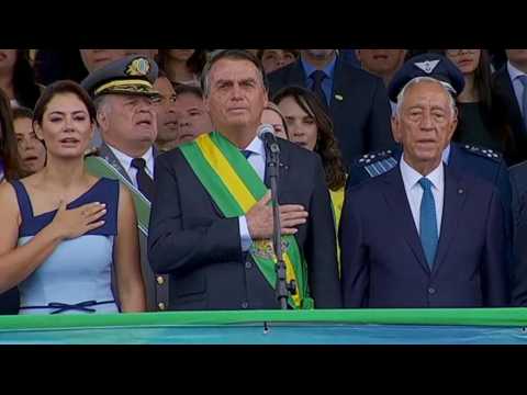 200th anniversary of Brazil independence: Bolsonaro attends military parade