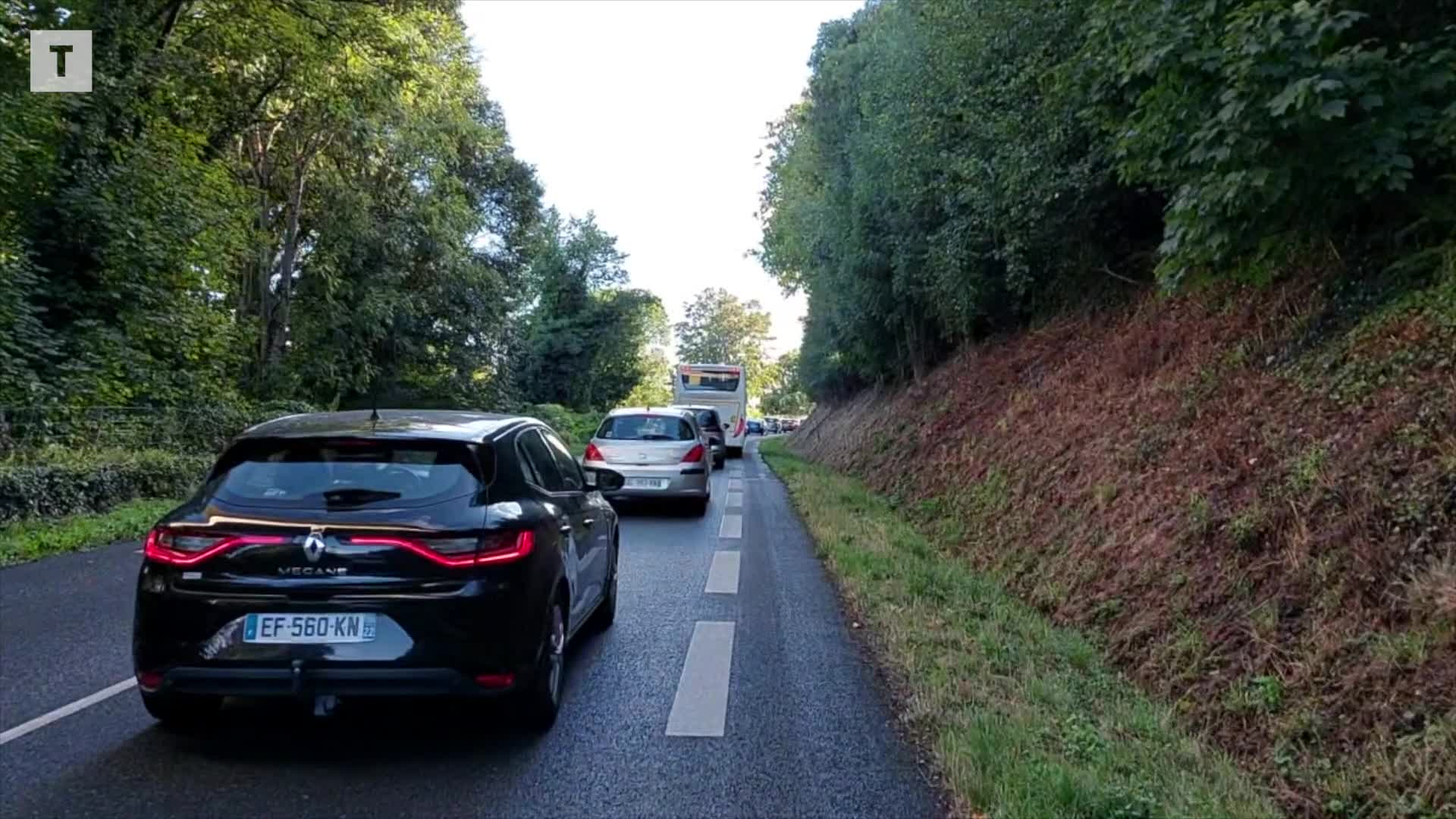 RN12 : ça bouchonne dans l'agglo de Saint-Brieuc (Le Télégramme)