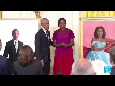 Obama presidential portrait unveiling features talk of democracy, tradition