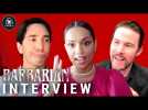 'Barbarian' Interviews With Justin Long, Georgina Campbell And Zach Cregger