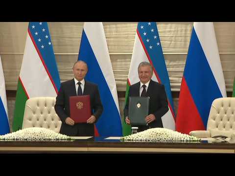 Russia and Uzbekistan sign declaration on a strategic partnership