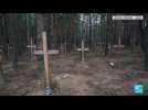 Charnier présumé en Ukraine : des centaines de tombes découvertes à Izioum