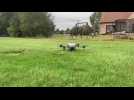 UAV pilote, drone agricole à West-Cappel