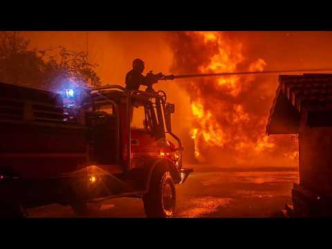 New wildfires rage in southwestern France amid record temperatures