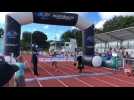 VIDÉO. Félicien Mahituri, le vainqueur de la 48e édition du semi-marathon Auray-Vannes franchit la ligne d'arrivée