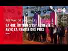 VIDEO. Festival de Deauville : une cérémonie de clôture riche en émotion