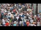 La braderie de Lille : la foule, la musique et les bradeux dans les rues