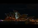 Sydney Opera House lights up following death of Queen Elizabeth II