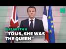 L'allocution (en anglais) d'Emmanuel Macron en hommage à Elizabeth II